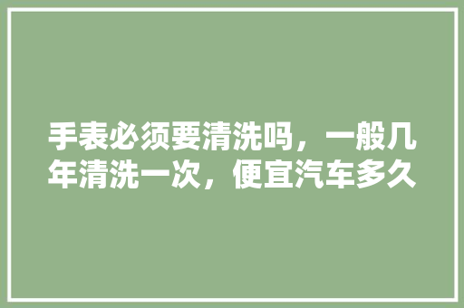 手表必须要清洗吗，一般几年清洗一次，便宜汽车多久保养一次比较好。  第1张 手表必须要清洗吗，一般几年清洗一次，便宜汽车多久保养一次比较好。 新能源配件