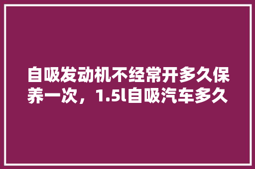 自吸发动机不经常开多久保养一次，1.5l自吸汽车多久保养一次好。  第1张 自吸发动机不经常开多久保养一次，1.5l自吸汽车多久保养一次好。 新能源配件