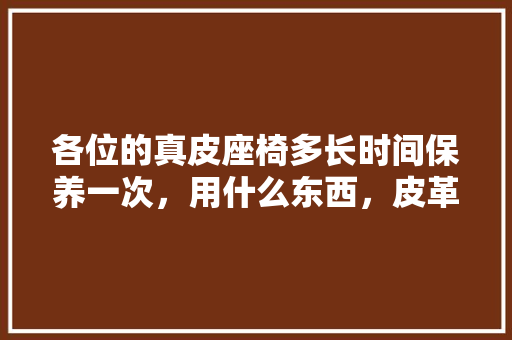 各位的真皮座椅多长时间保养一次，用什么东西，皮革汽车座多久保养一次好。  第1张 各位的真皮座椅多长时间保养一次，用什么东西，皮革汽车座多久保养一次好。 汽车评测