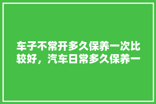 车子不常开多久保养一次比较好，汽车日常多久保养一次好呢。  第1张 车子不常开多久保养一次比较好，汽车日常多久保养一次好呢。 电瓶车